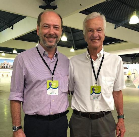 Jorge Paulo Lemann participa de seminário em Sobral, à convite de Ivo Gomes