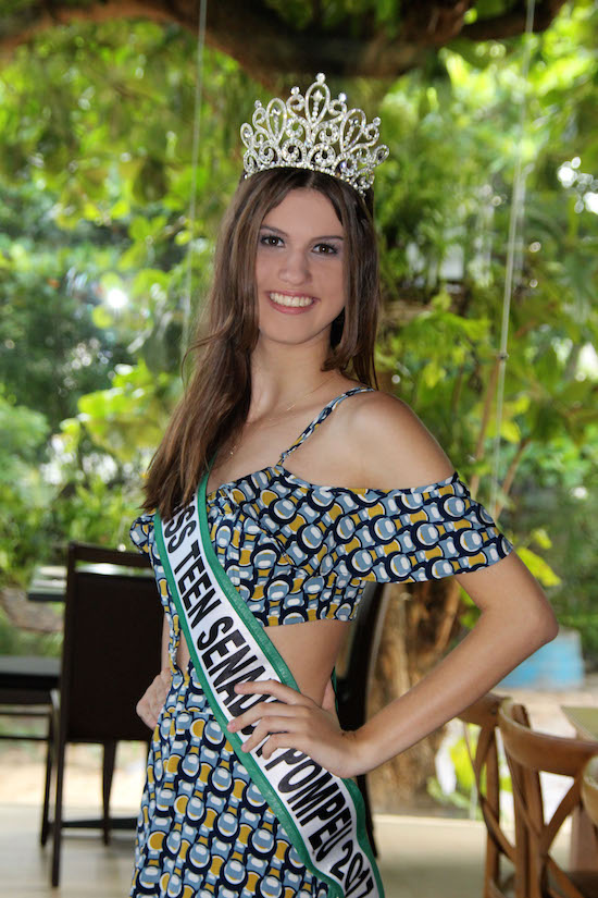 Júlia Baia é forte concorrente ao Miss Teen Ceará 2017