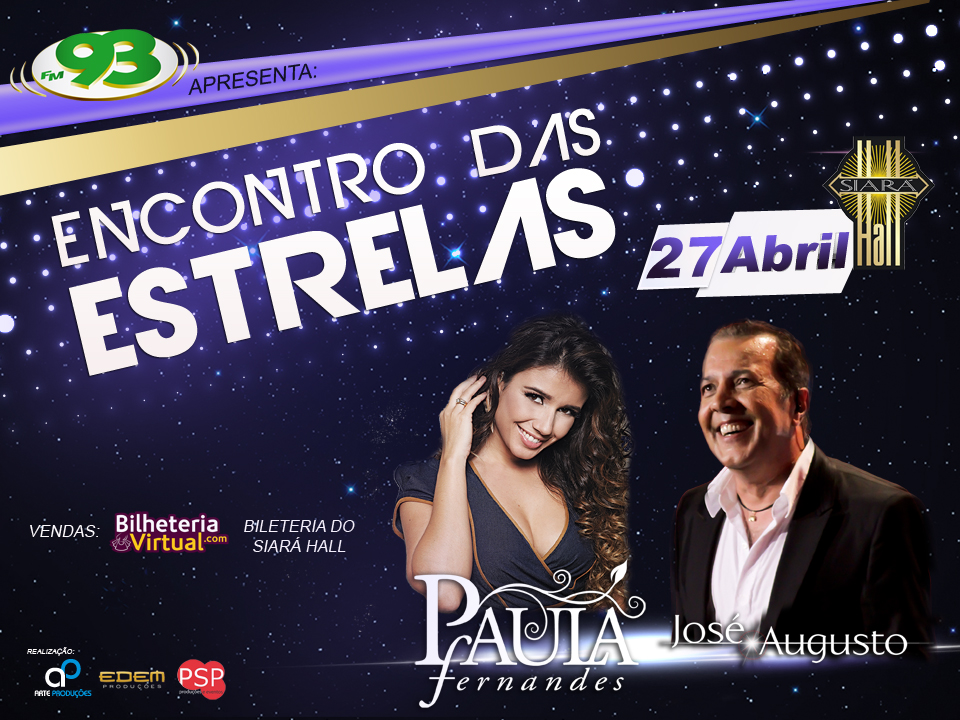 Paula Fernandes e José Augusto encantam Fortaleza