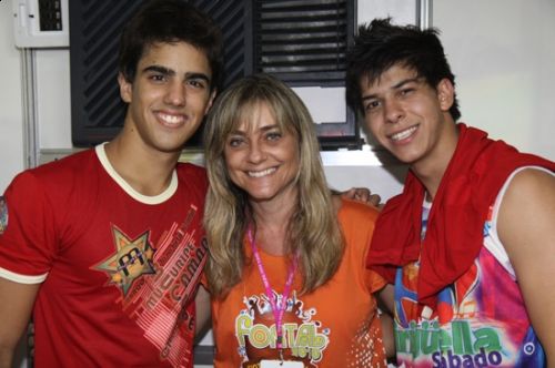 Lucas Pinto, Celia Magalhães e Matheus Fael