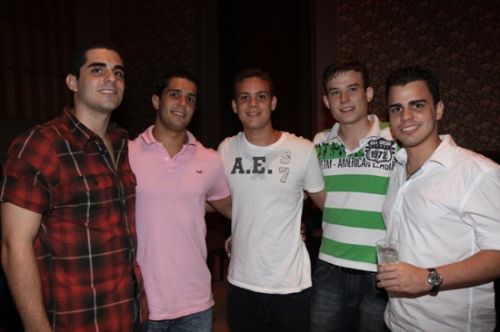 Andre, João Xerez, Vitor Angelim, Lucas Cabral e Felipe Coelho
