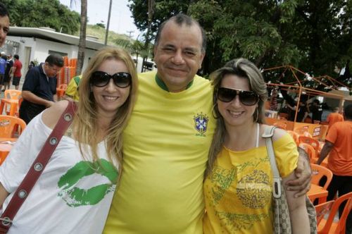Claudia Moreira, Paulo Fiuza e Kika Figaro