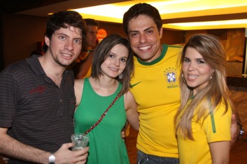 Paulo Moraes, Germana Sampaio, Anchieta Gomes e Ticiana Rosado