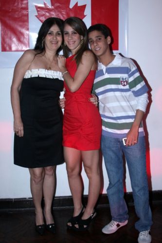 Marcia, Talita e Rafael Pontes