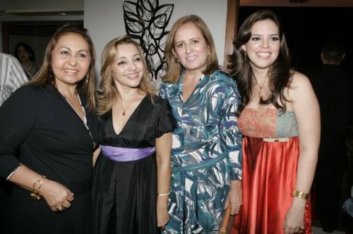 Maria Aguiar, Avila Almeida, Solange Bessa e Lara Andrade