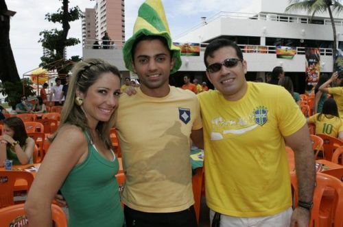 Flavia Benevides, Bruno Silva e Leonardo Vieira