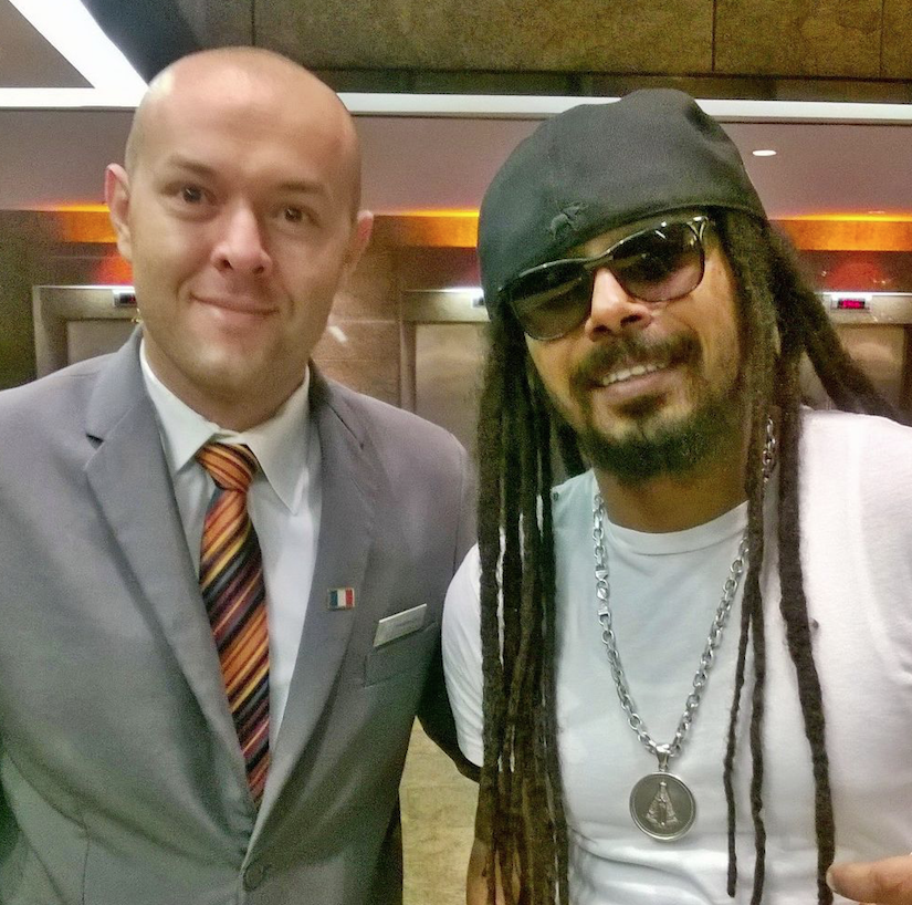 Falcão e o Rappa se hospedam no Gran Marquise Hotel