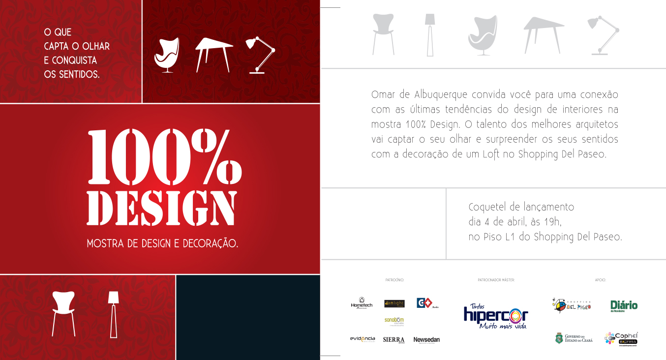 Omar de Albuquerque apresenta mostra 100% Design