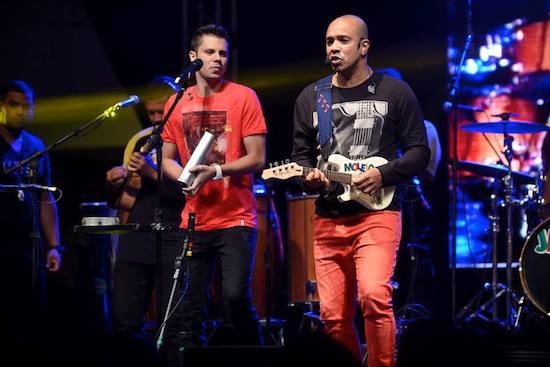 Grupo Molejo comanda a animação na Copa do Colosso