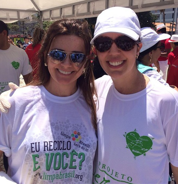 Ticiana Rolim participa do projeto Limpa Brasil