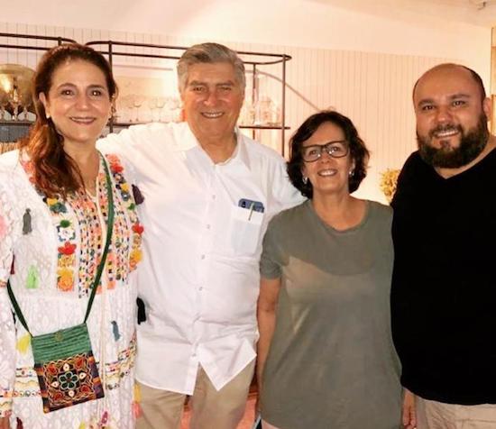 Neuma Figueiredo recebe Patrícia e Amarílio Macêdo no imóvel da CasaCor Ceará 2019
