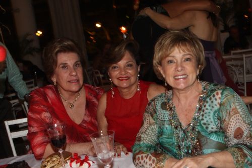 Cláudia Martins, Marly Miranda e Inesinha Albuquerque