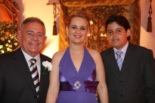 Fernando, Vanda Lucia e Arthur Linhares