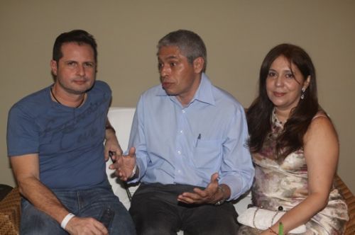 Andre Borges, Alfredo Marques e Sonia Bayman