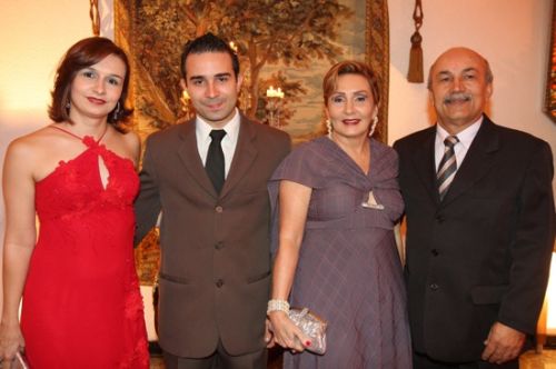 Patricia, Alexandre, Fatima e Eudes Pessoa