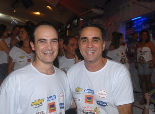 Mauricio Di Roberto e Maurí­cio Magalhães, dono da Agência Tudo