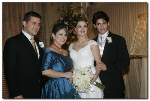 Os Noivos com Vicente e Melissa Paiva