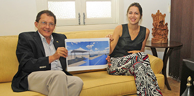 Elpídio Nogueira e Onélia Leite articulam parceria