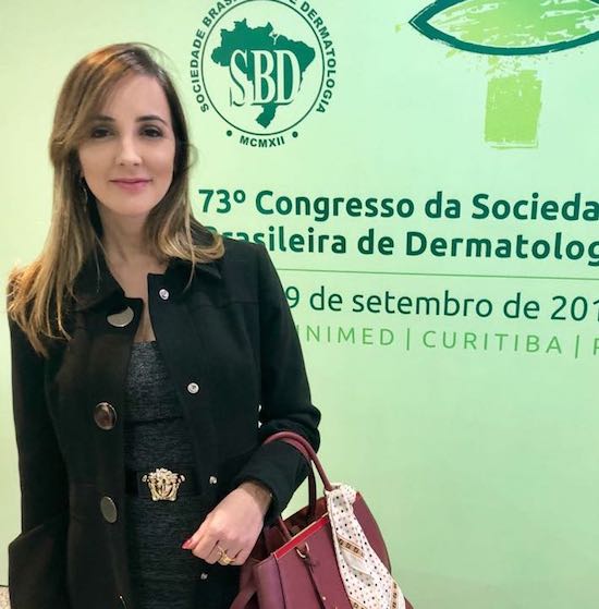 Kaline Ferraz participa do 73º Congresso da Sociedade Brasileira de Dermatologia
