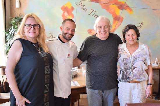 Restaurante Geppos foi a escolha de Marco Nanini para almoço durante sua passagem por Fortaleza