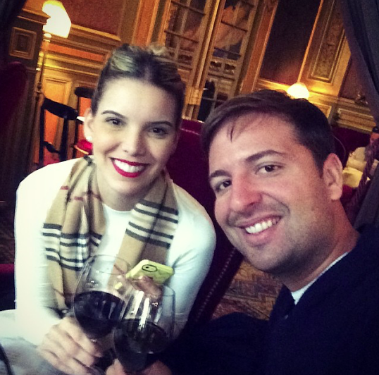 Nathália e Rodrigo Távora Ponte curtem lua de mel em Paris