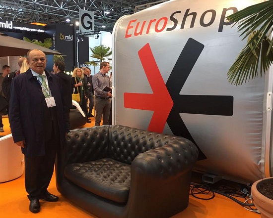 Honório Pinheiro confere novidades do varejo na Euroshop 2017