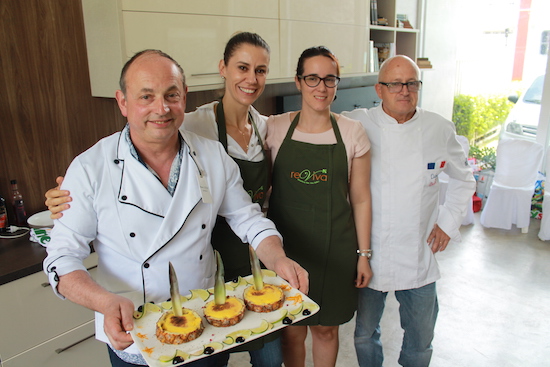 Danielle Lodetti recebe chef francês Marc Colin