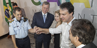 CEPacífico: Estado entrega novos veículos para a PM e assina parcerias com outras instituições