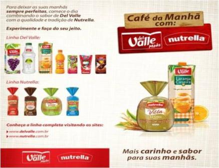 Saraguato/WTL assina ação que une Del Valle e Nutrella no ponto de venda
