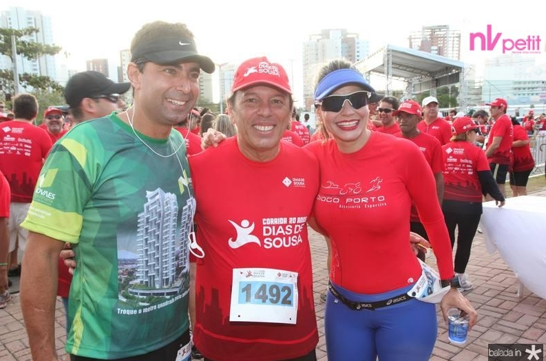 Marcos Novaes e André Montenegro suam a camisa na Corrida Dias de Sousa