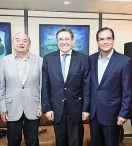 Beto Studart recebe Embaixador do Chile na FIEC