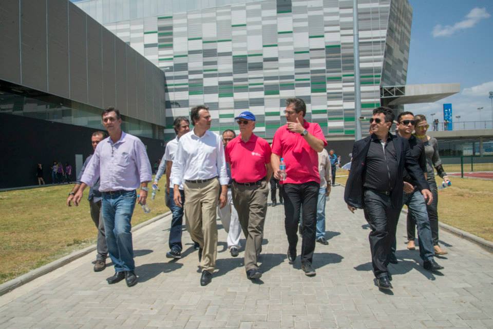 Camilo Santana e Carlos Arthur Nuzman visitam o Centro de Formação Olímpica (CFO)