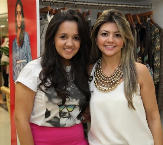 Roberta e Mayar Romcy inauguram a “Marino”