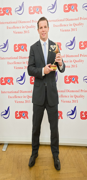 André Rolim recebe prêmio na Suíça