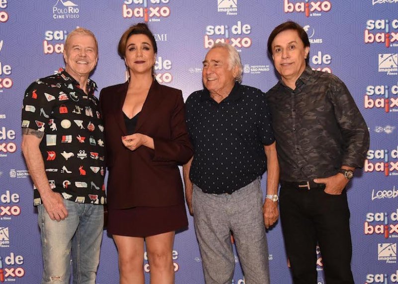 Pré-estreia de "Sai de Baixo" reúne famosos em uma sessão especial no Iguatemi São Paulo
