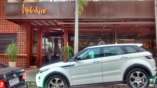 Extrema Land Rover expõe Novo Evoque no Moleskine