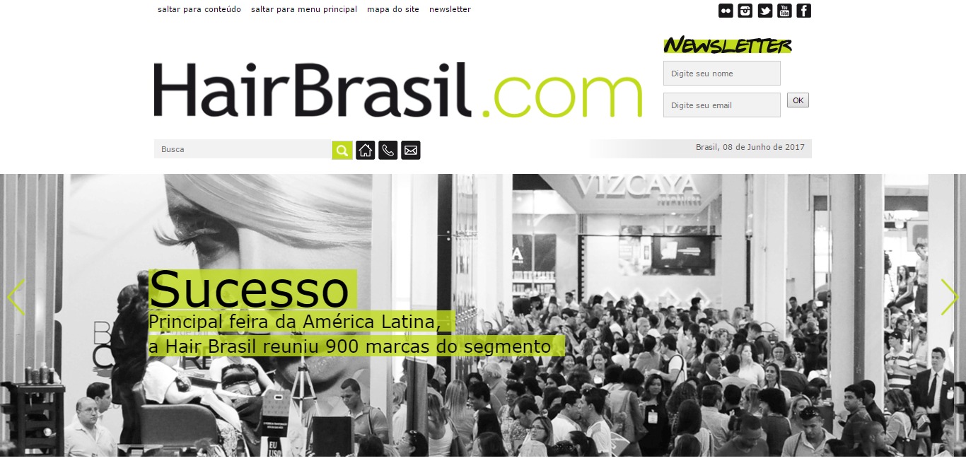 Hair Brasil lança novo site