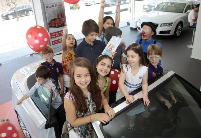 Audi Center Fortaleza aposta no Dia da Criança e faz a alegria dos papais e dos pequenos