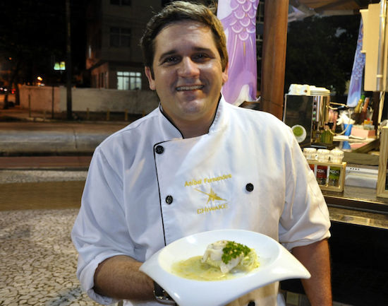 Biba Fernandes armou jantar harmonizado no Nannai