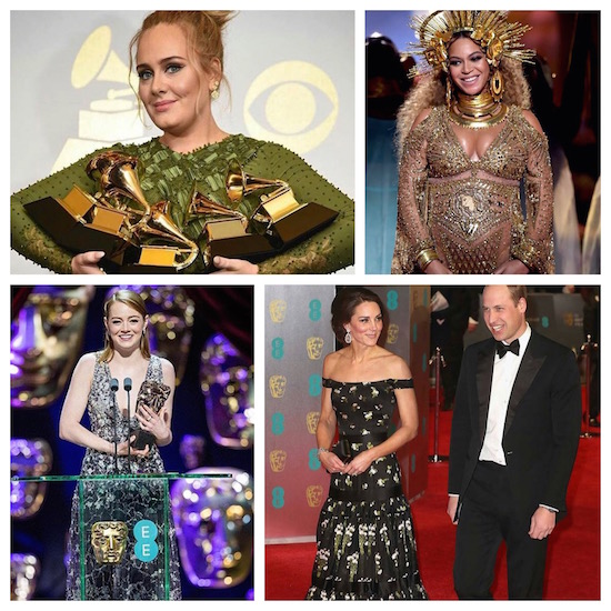 Ecos do Grammy e BAFTA 2017