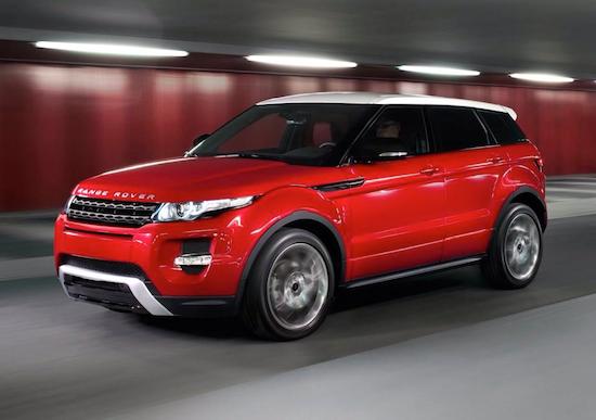 Novo Evoque aporta na Extrema Land Rover