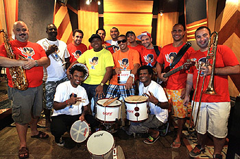 A trupe chega a Fortaleza