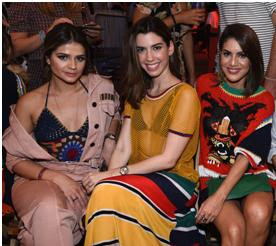 Bloggers Brasileiras marcam prenseça no desfile de Tommy Hilfiger, em New York