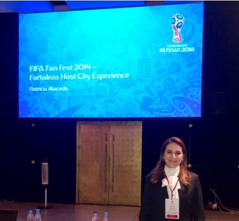 Patrícia Macêdo faz palestra na Rússia
