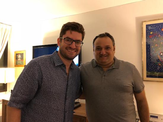 Patriolino Dias recebe Paulo José em seu address em Nova York