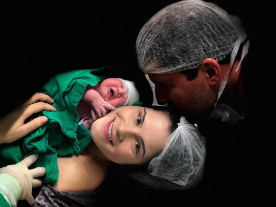 Nasceu Celine, primogênita de Camile Quintão e Rodrigo Carneiro