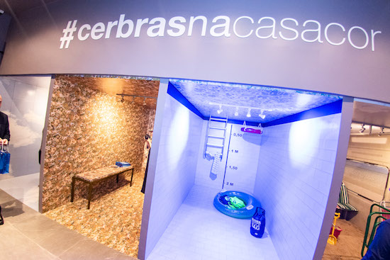 Espaços instagramáveis da Cerbras atraem os olhares na CasaCor Ceará 2019