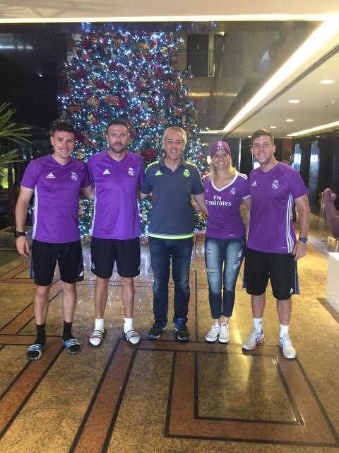 Treinadores do Real Madrid ensinam técnicas de futebol na Unifor