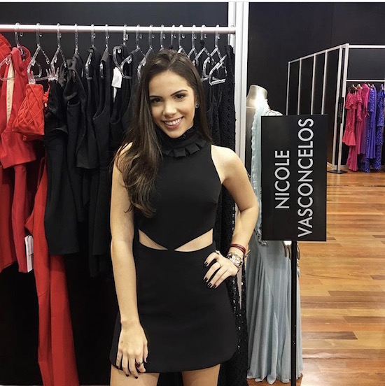 Nicole Vasconcelos representa o Ceará no Salão Casamoda em semana fashion em SP