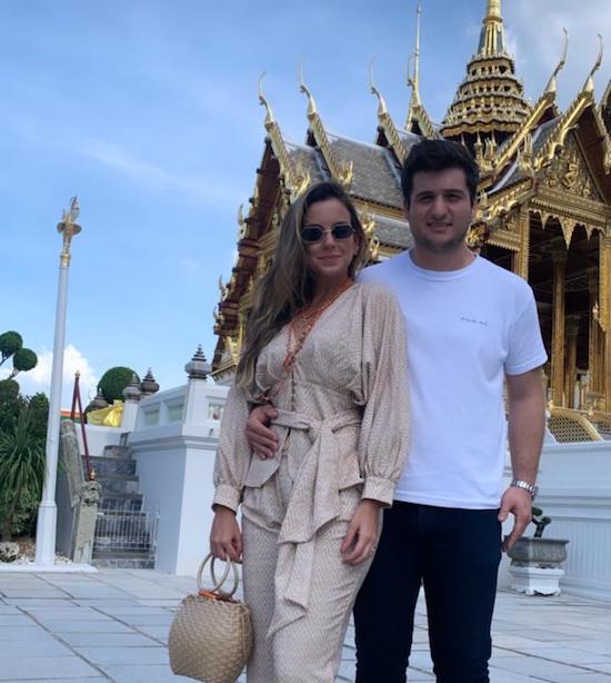 Fernanda Levy e Omar Macedo curtem a lua de mel na Tailândia